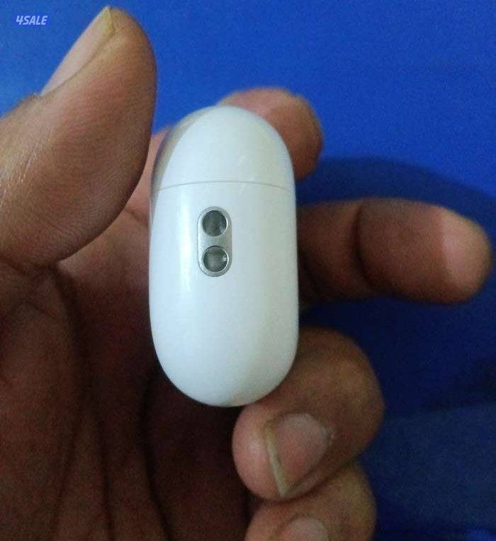 بوكس سماعه ابل برو الجيل الثاني اصلي جديد بالسريال نمبر بطاريه 1000