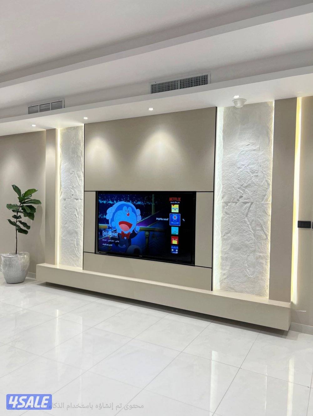 اعمال الديكور وجارات خشب ملامين ورق جدران بديل الرخام اصباغ9