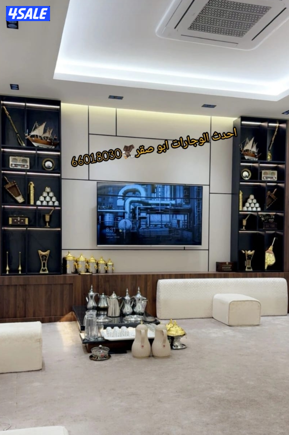 اعمال الديكور وجارات خشب ملامين ورق جدران بديل الرخام اصباغ13