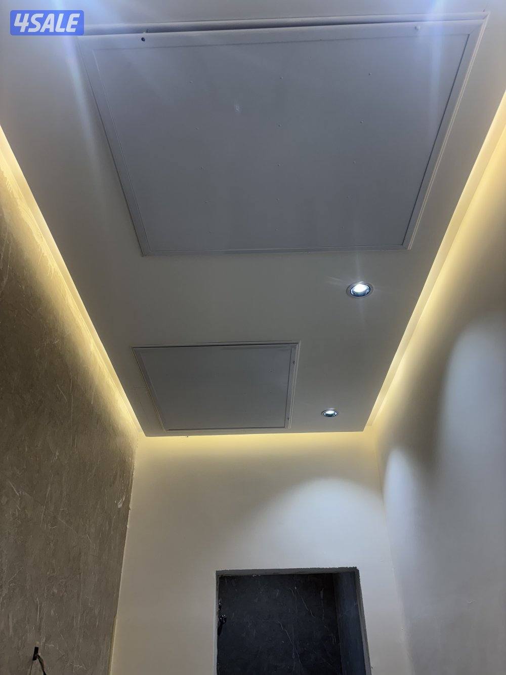 محمد باكستاني جبسم بورد بارتشن مع باب خشب5