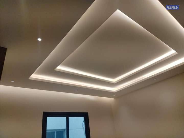 محمد باكستاني جبسم بورد بارتشن مع باب خشب12