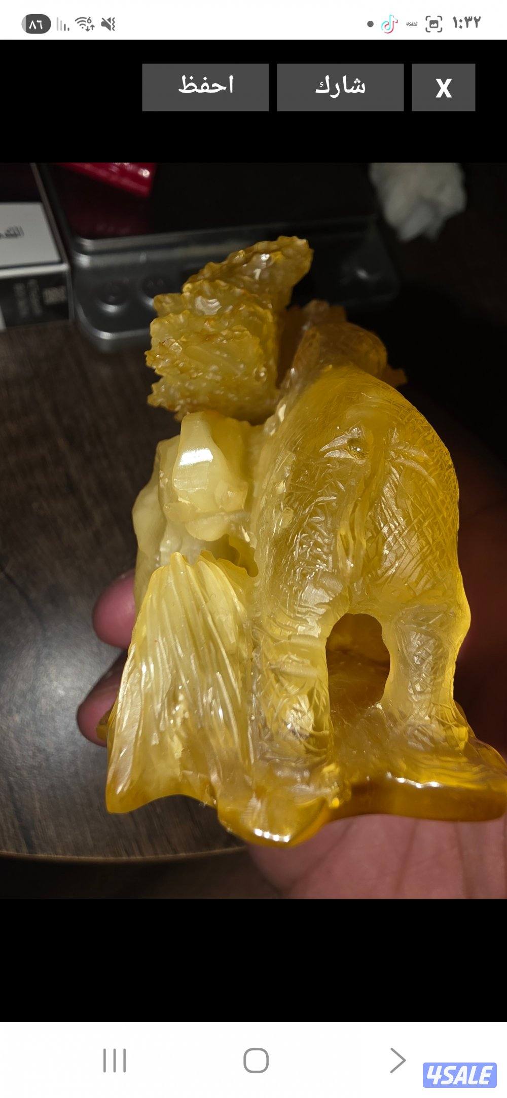 منحوته كهرمانيه تحفه3