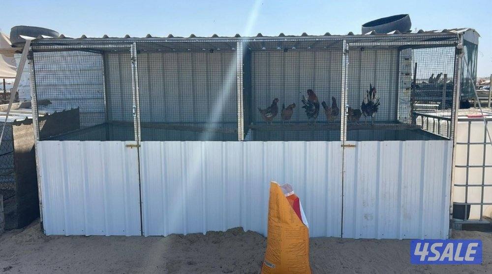 للبيع محاكر وأقفاص دجاج جميع الأحجام .. كما يوجد كبرات تفريخ معزوله0