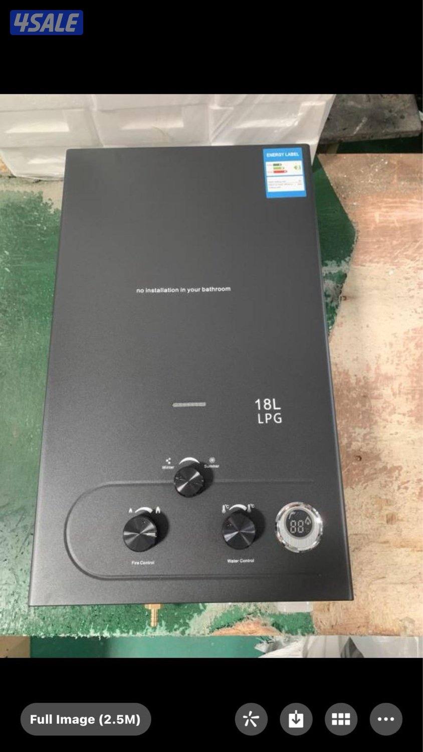 سخان  غاز ١٨ لتر  و١٢  لتر كفاله  سنه1