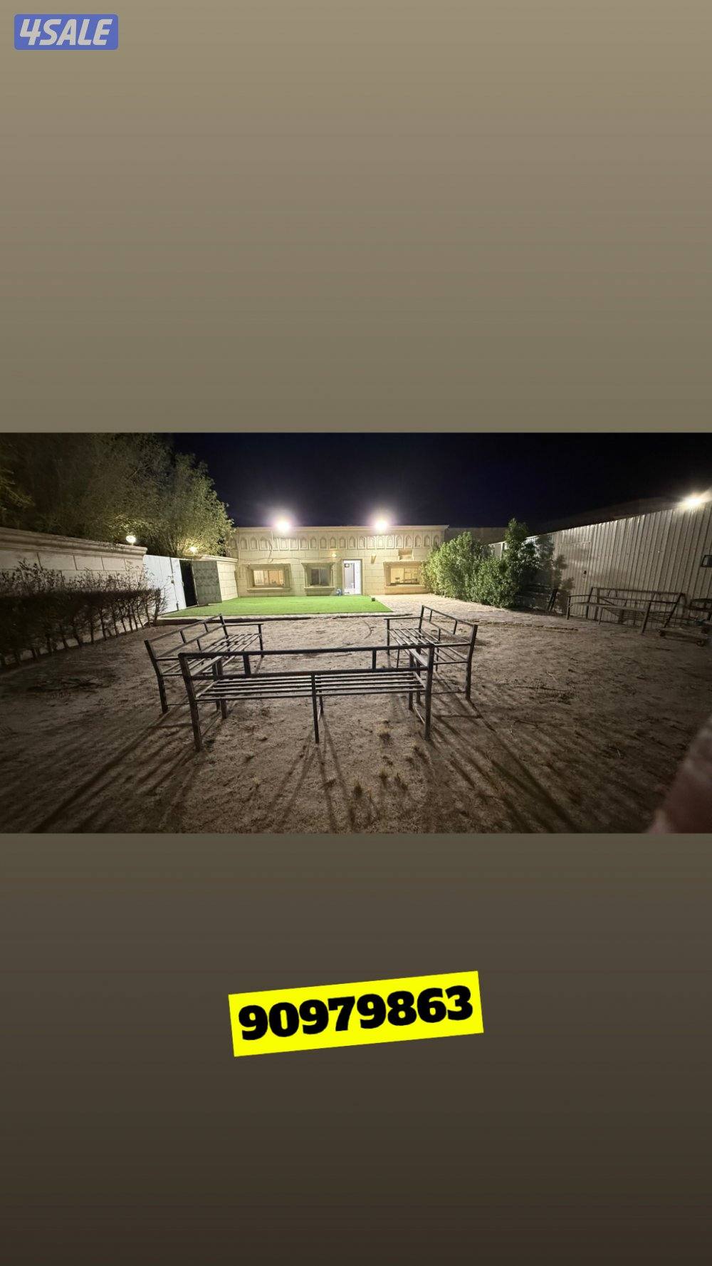 للايجار استراحه ديوانية شهرية14