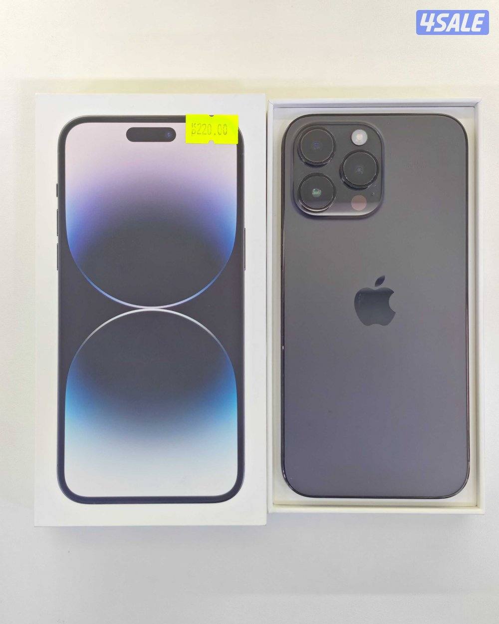 ايفون 14 برو ماكس أسود – 256 جيجابايت – iPhone 14 Pro Max Black 256GB0