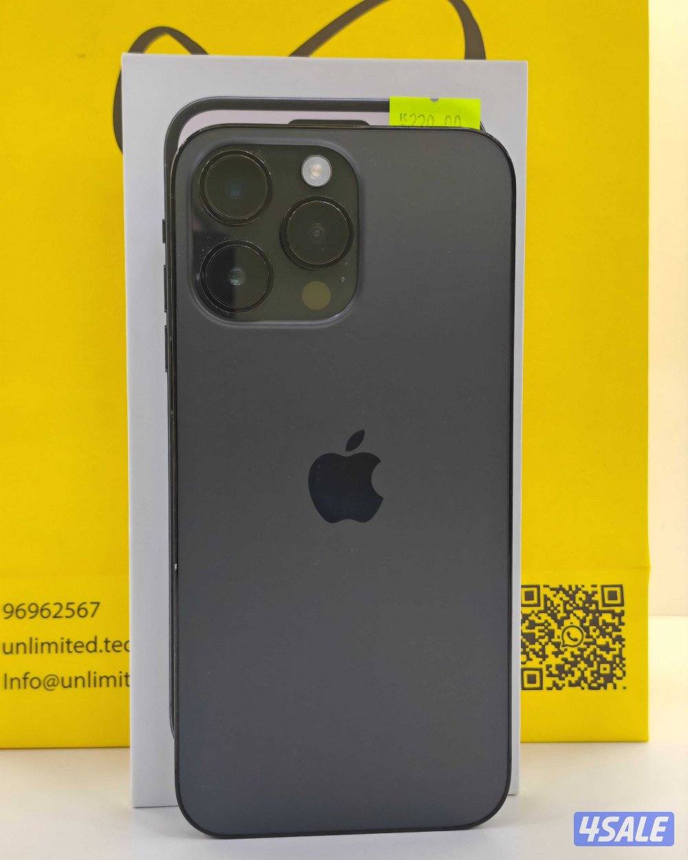 ايفون 14 برو ماكس أسود – 256 جيجابايت – iPhone 14 Pro Max Black 256GB2