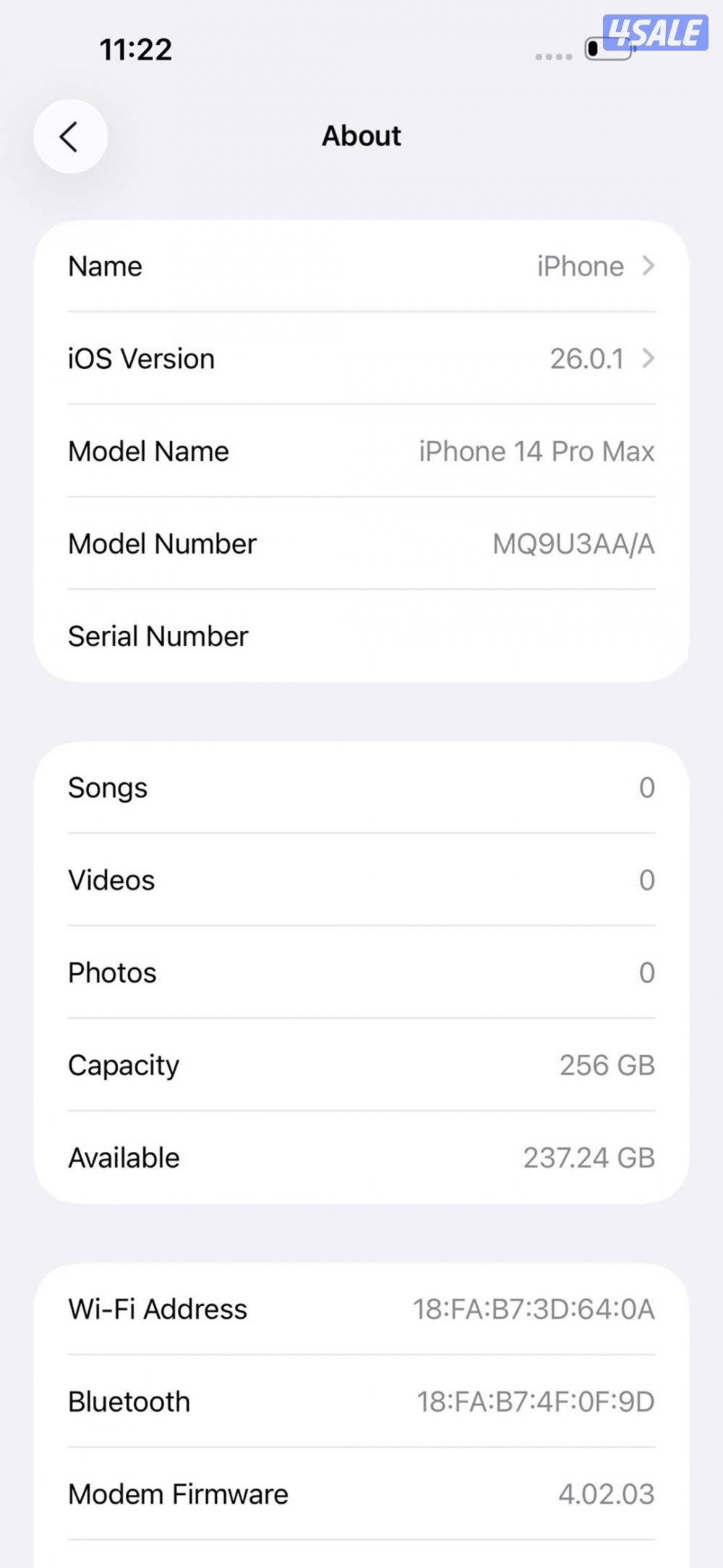 ايفون 14 برو ماكس أسود – 256 جيجابايت – iPhone 14 Pro Max Black 256GB8