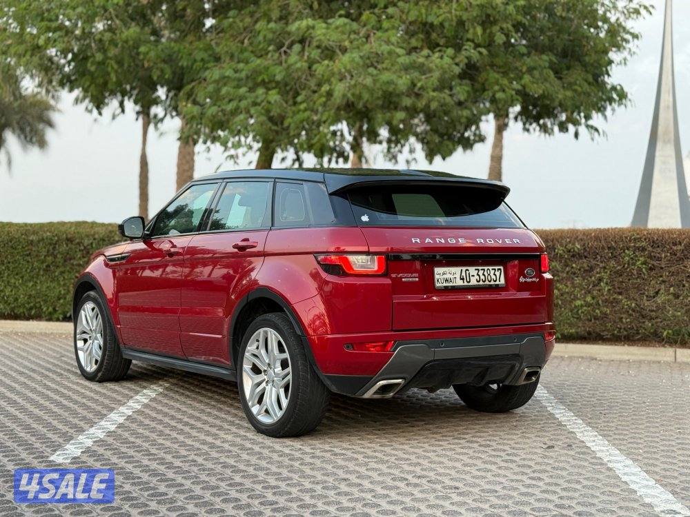 للبيع رنج روفر إيفوك 2017 كامل المواصفات حاله ممتازه2