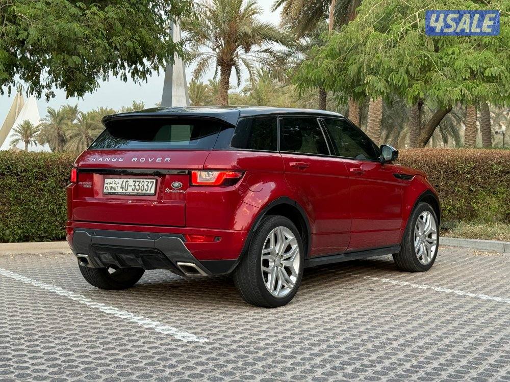 للبيع رنج روفر إيفوك 2017 كامل المواصفات حاله ممتازه6