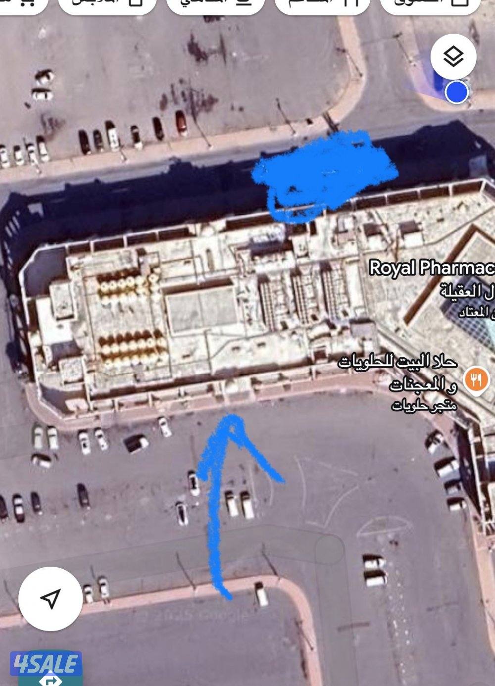 للبيع محلين جنب بعض في مجمع المعلم العقيلة مع عقد جديد2