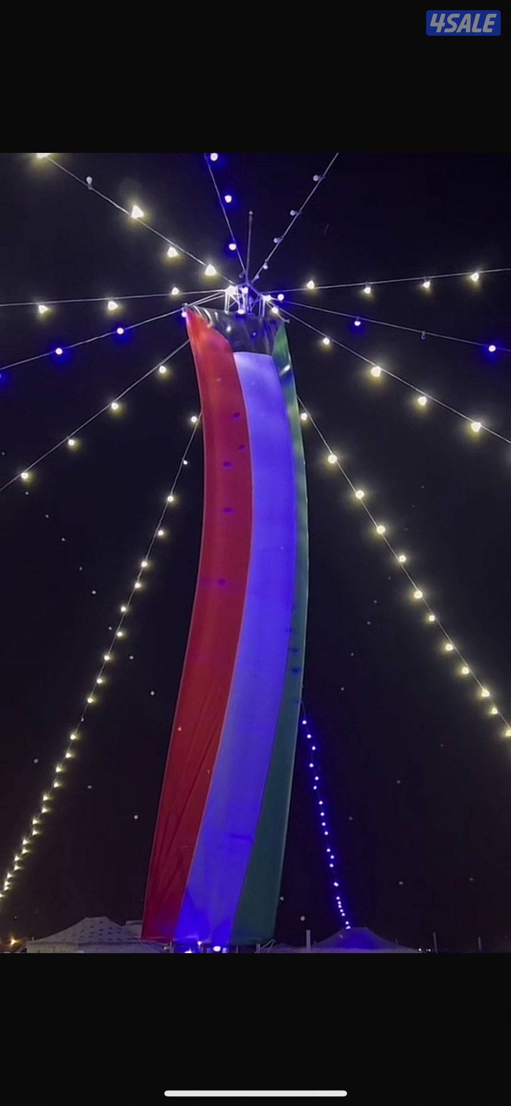 للبيع برج مخيم ارتفاع ١٣ متر مضلع نفس ابراج الكهربا ،يتحمل وزن ٢٠واير1