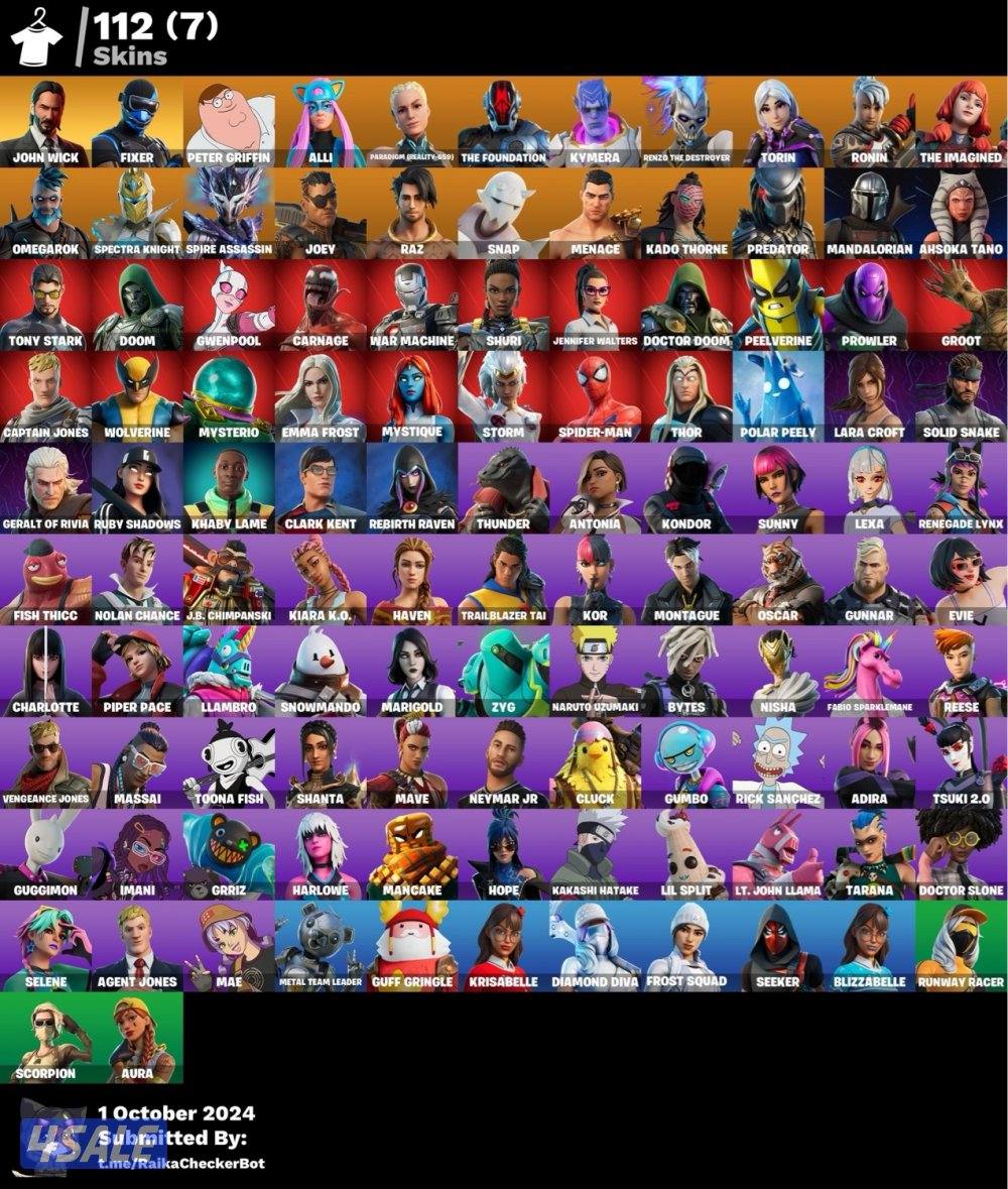 حسابات سوني ( فورتنايت وغيرها )0