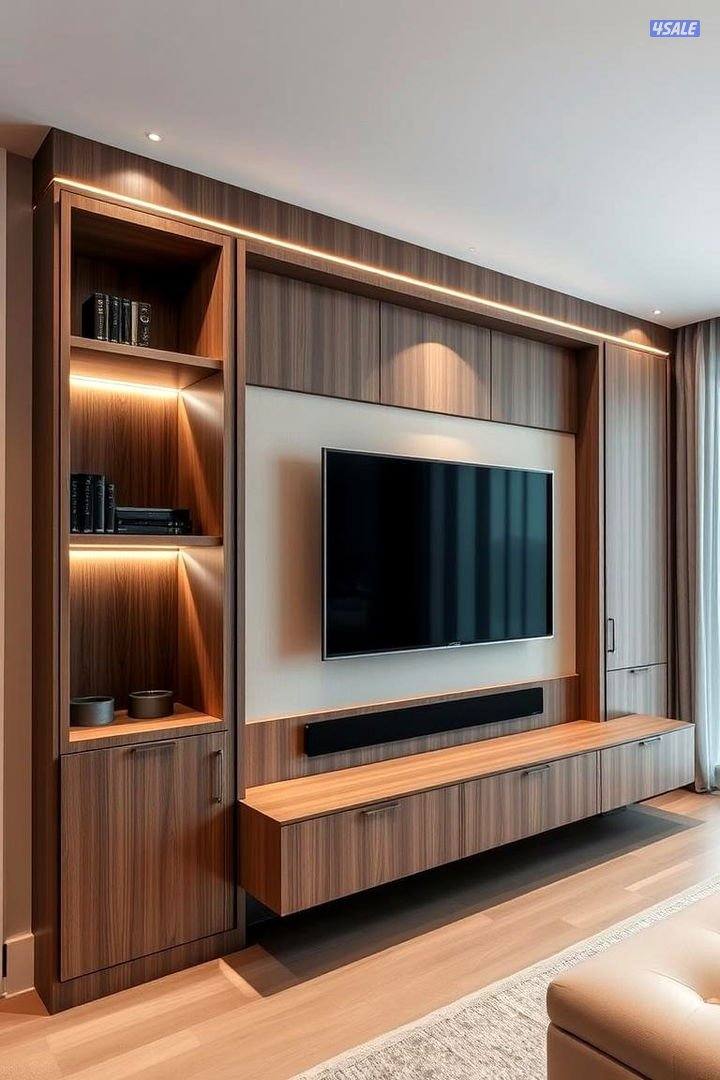 ديكور حوائط تلفزيون وديكورات داخلية8