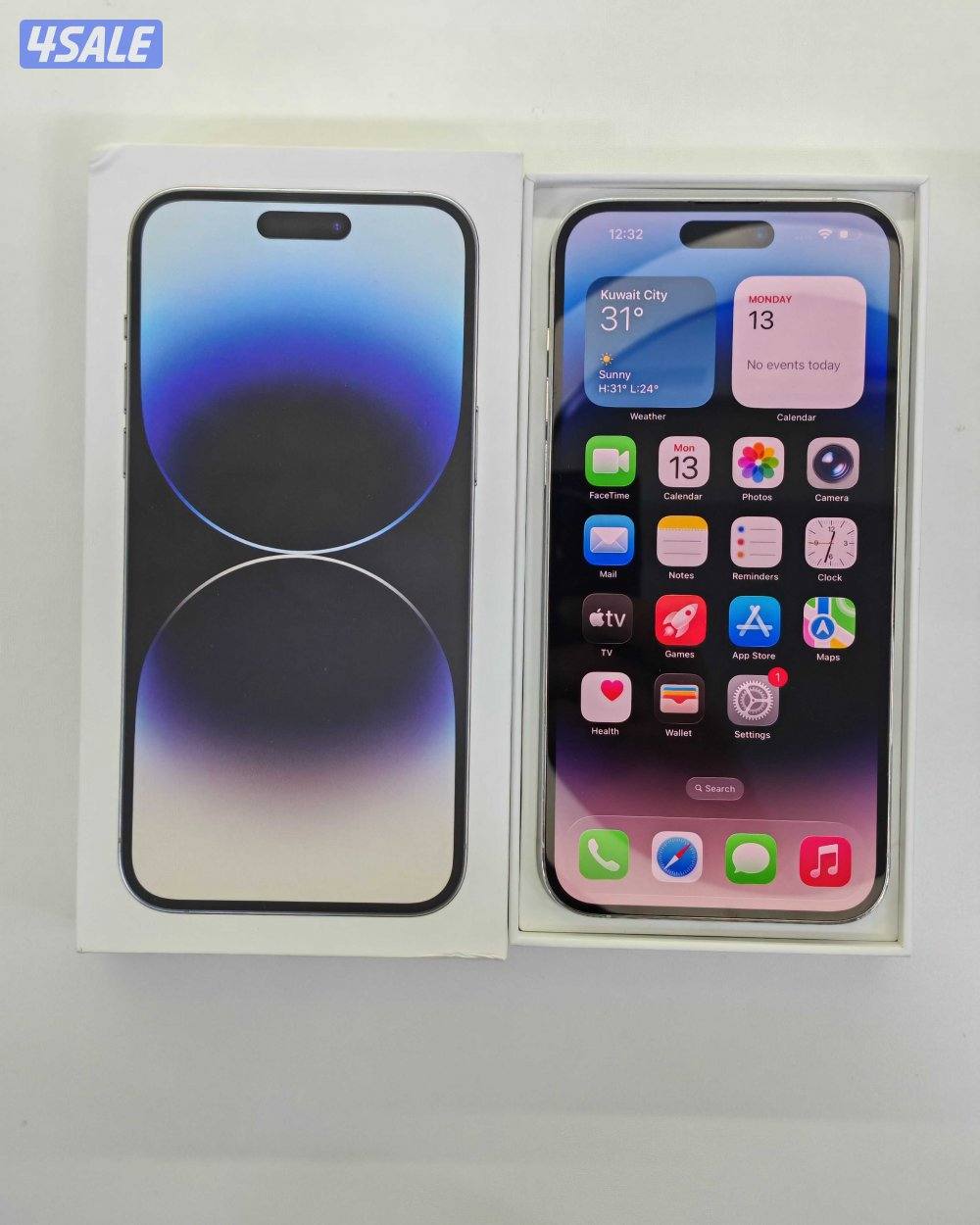 ايفون 14 برو ماكس فضي 256 جيجابايت – iPhone 14 Pro Max Silver 256GB1