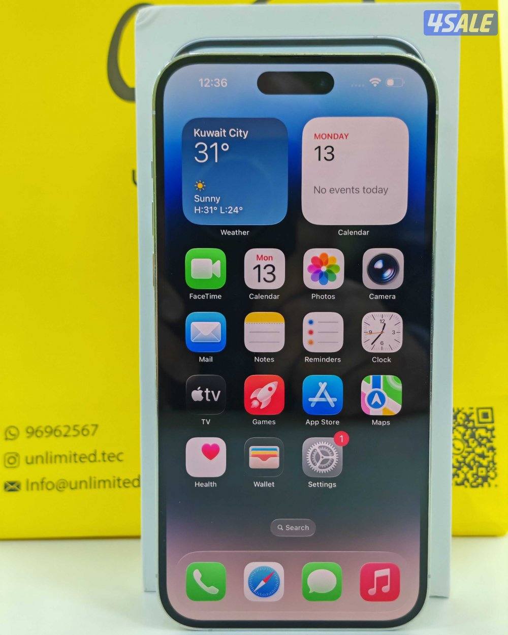 ايفون 14 برو ماكس فضي 256 جيجابايت – iPhone 14 Pro Max Silver 256GB3