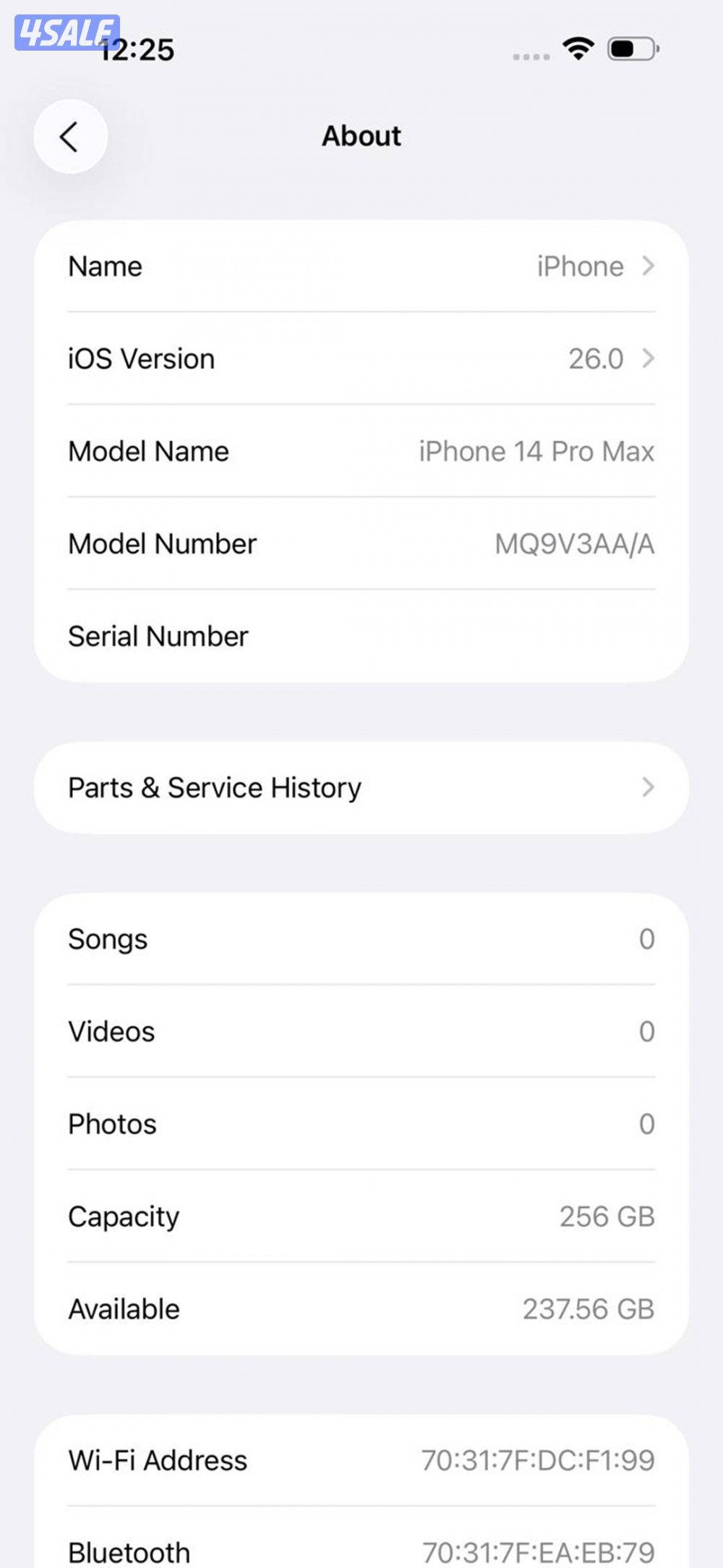 ايفون 14 برو ماكس فضي 256 جيجابايت – iPhone 14 Pro Max Silver 256GB8