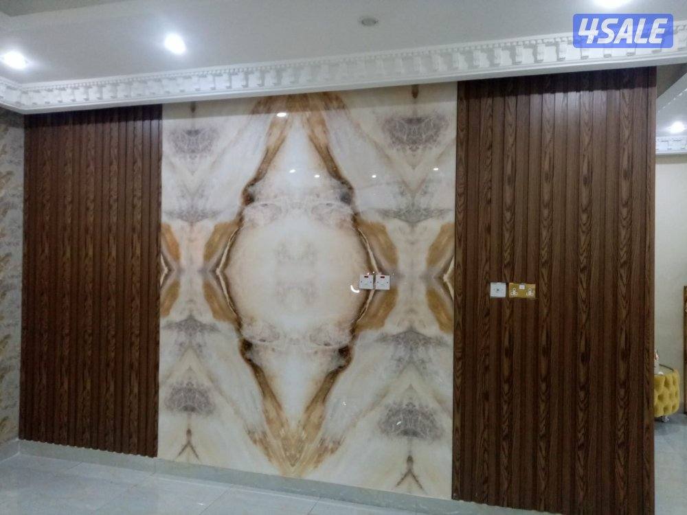 صبغ صدفي  ذهبي وفضي ورق جدران  بديل خشب و رخام صبغ بدون ريحه3