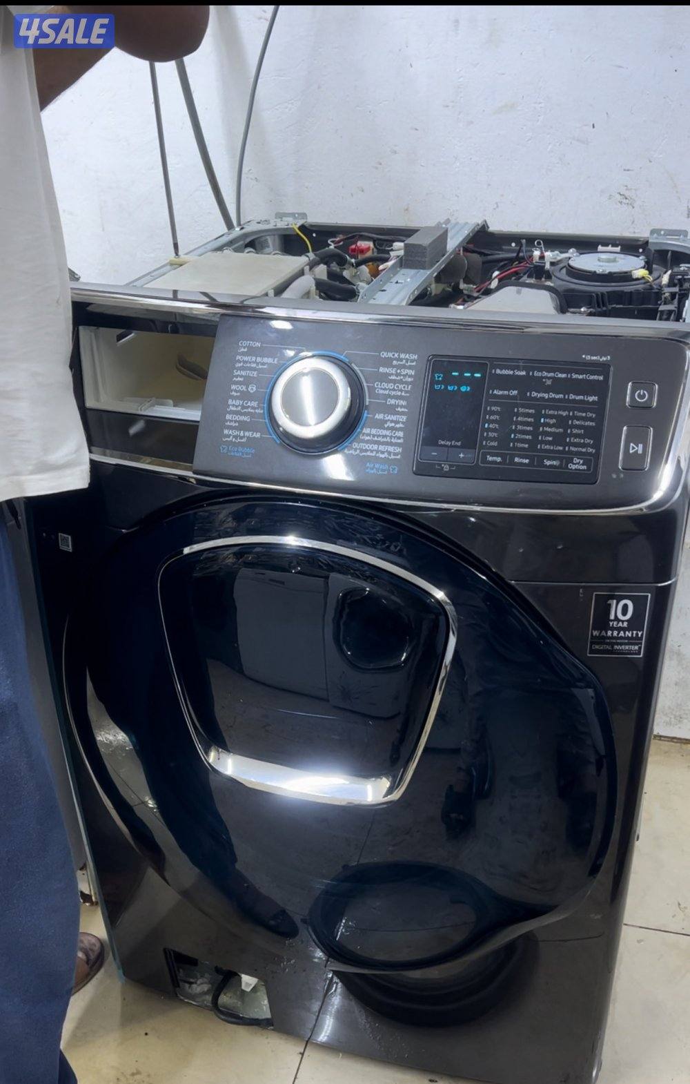 تصليح غسالة ونشافة مع ضمان فني باكستاني خدمة ٢٤/٧1