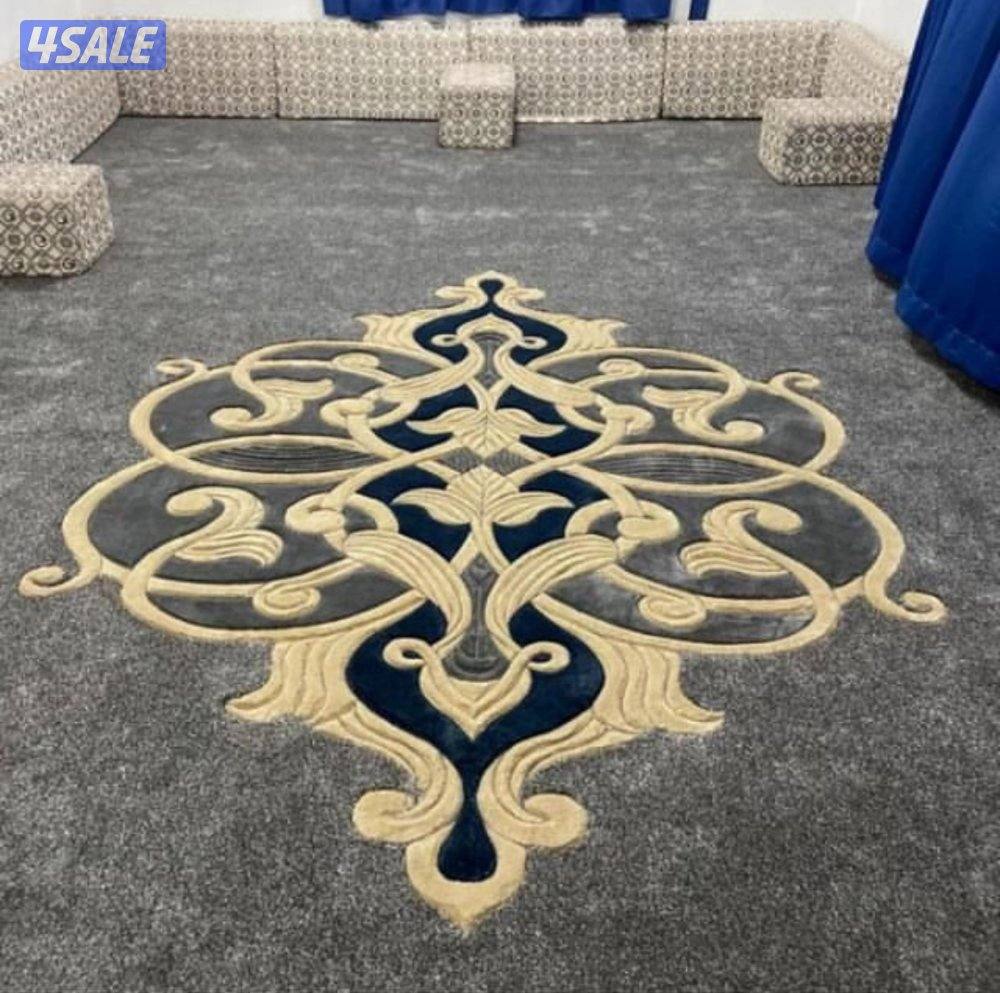 يوجد لدينا جميع انواع السجاد ول مساند وستائر1