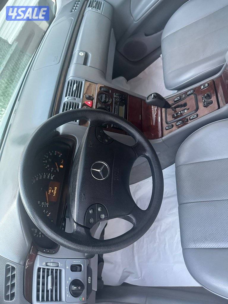 للبيع مرسيدس E240 Classic موديل 2002،وارد البشر وكاله3