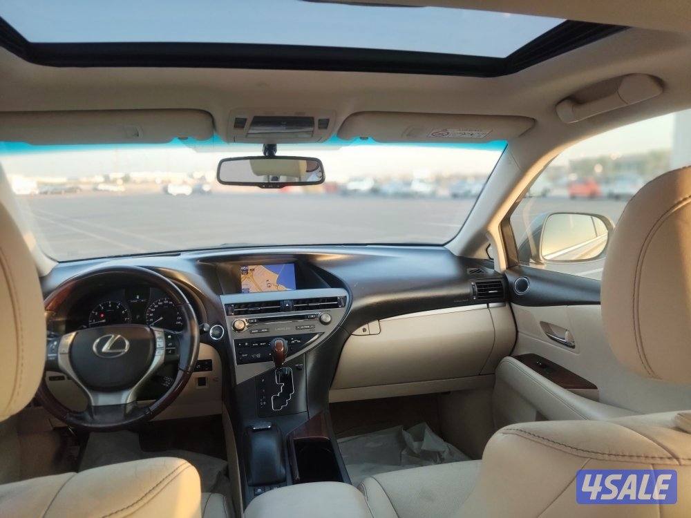 لكزس RX350 رمادي موديل ٢٠١٤ عداد ٣٣٢ الف صبغ الوكاله فل كامل المواصفات7