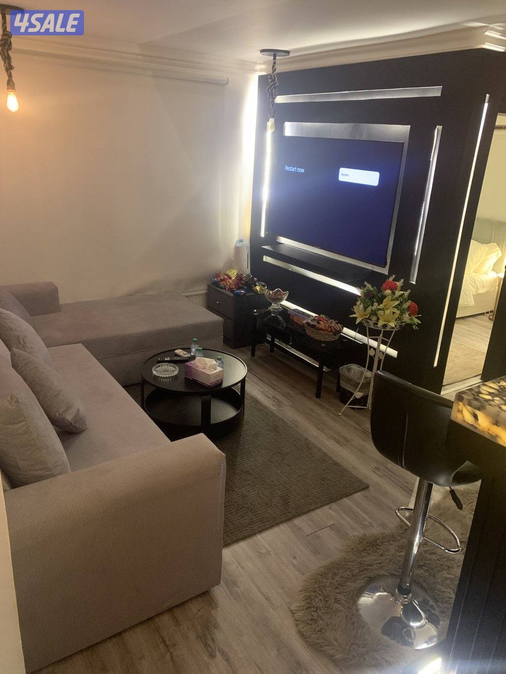 يوجد لدينا شقق الايجار غرفة وصالة مطبخ وحمام تشطيب سوبر سوبر لوكس يوج🚙1