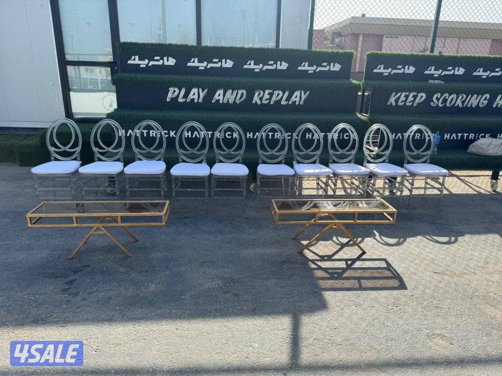 تأجير كراسي وطاولات وكنب حديد مطروق وزينه منازل6