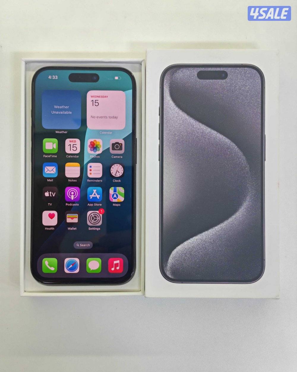 ايفون 15 برو أسود 256 جيجابايت – iPhone 15 Pro Black 256GB3