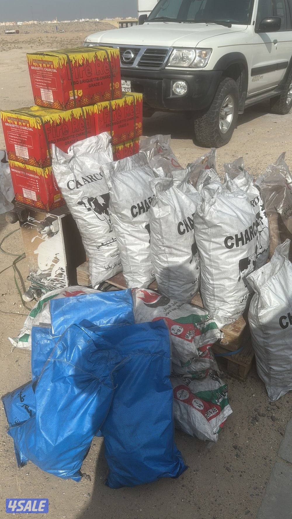 فحم افريقي + سمر افريقي + حطب زيتون + فحم سداسي يوجد لدينا توصيل4