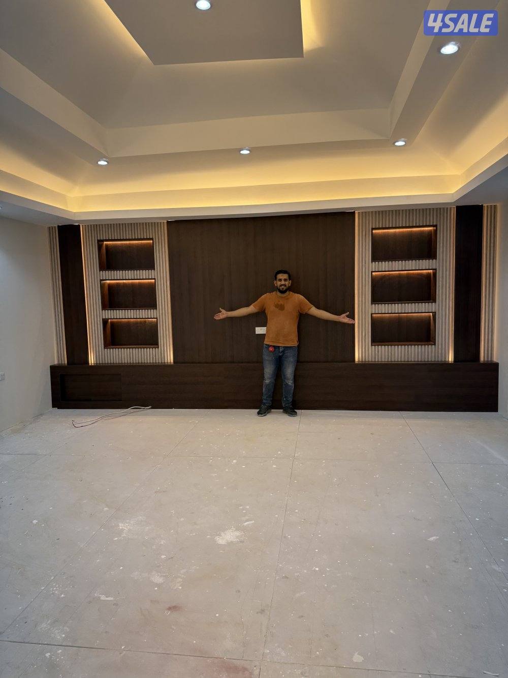 وجارات#صالت استقبال#دونيات بركيه صبغ ورق جدران9