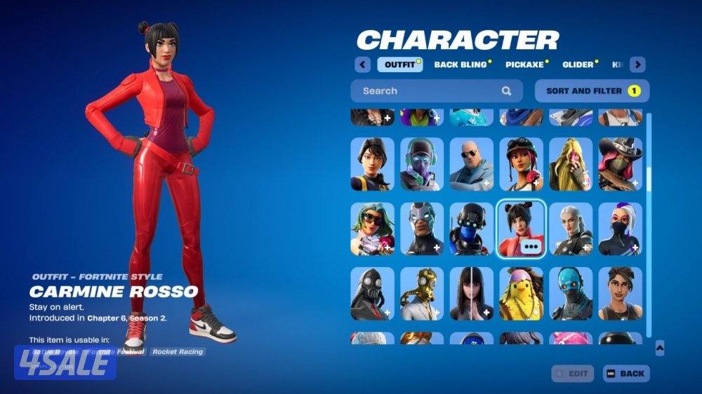 حساب فورت نايت 345 سكن شيطون + ترافيس سكوت + اكس كريتوس ايبك اساسي5