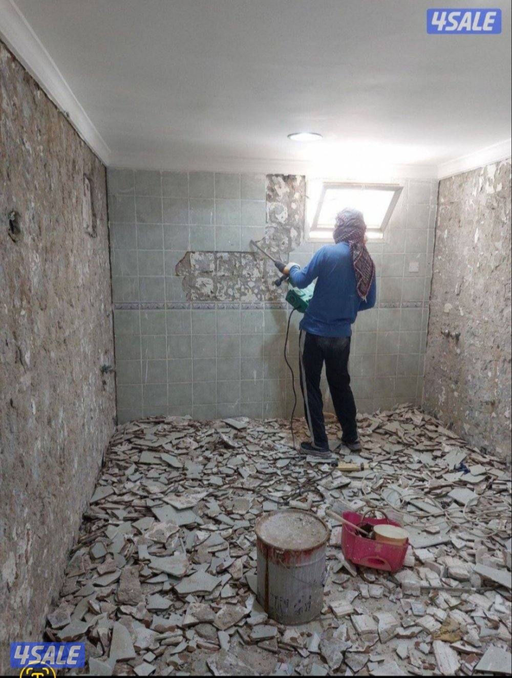 مقاولات وترميمات عامه بناء ملاحق تشطيب صالون تجديد حمامات0