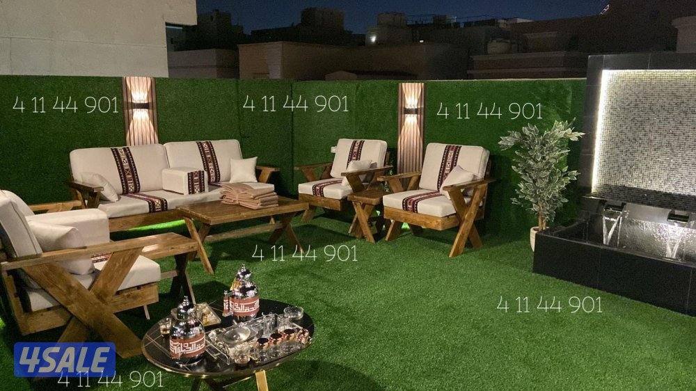 كراسي حديد ملكية + اطقم كراسي خشب سعودية 🇰🇼👑🇸🇦10