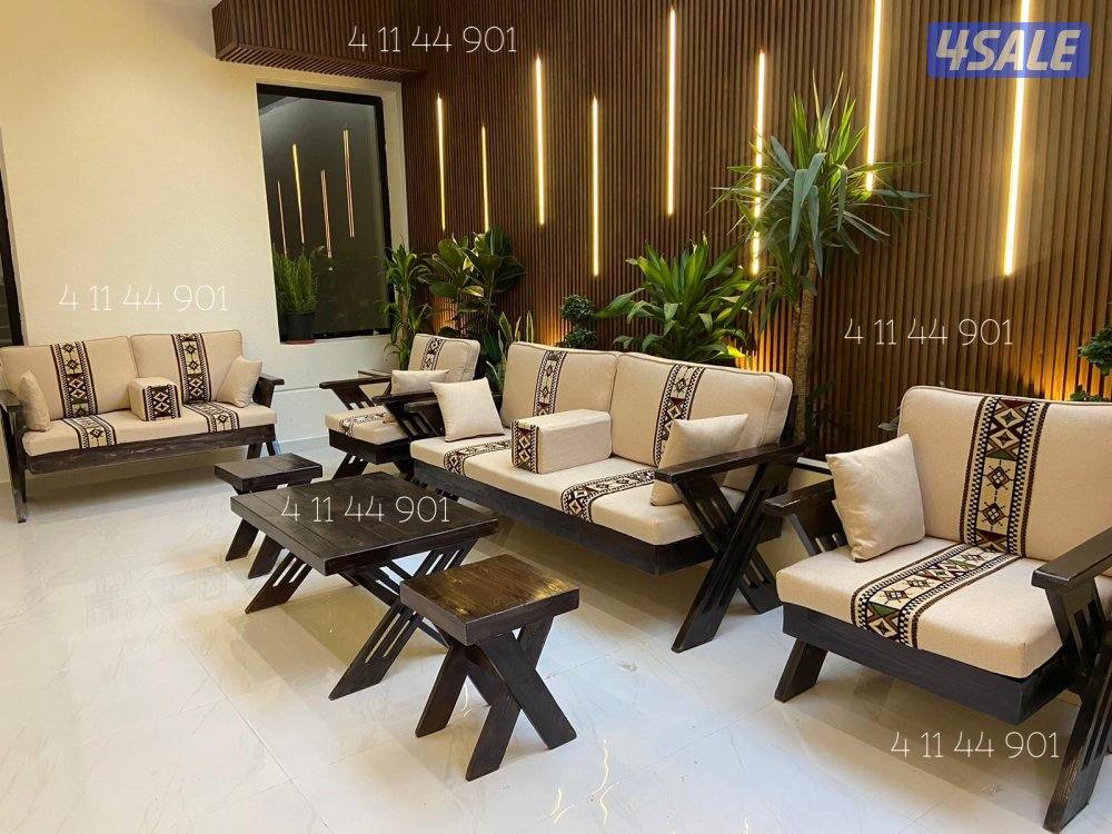 كراسي حديد ملكية + اطقم كراسي خشب سعودية 🇰🇼👑🇸🇦13