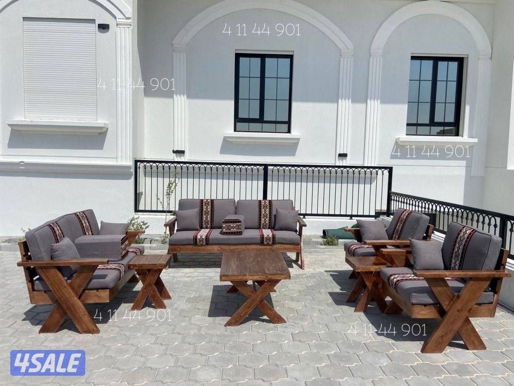 كراسي حديد ملكية + اطقم كراسي خشب سعودية 🇰🇼👑🇸🇦14