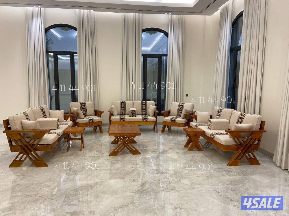 كراسي حديد ملكية + اطقم كراسي خشب سعودية 🇰🇼👑🇸🇦15