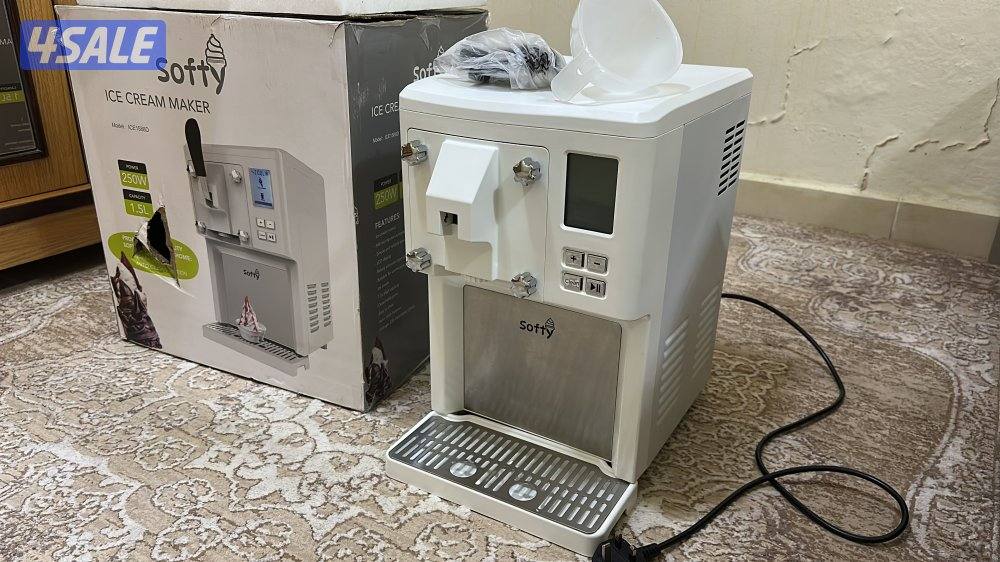 للبيع مكينه ايسكريم لتر ونص0