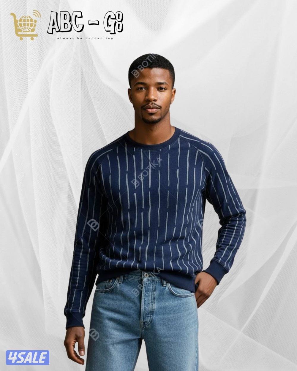 تيشيرت رجالي شتوي أوروبي أصلي – أناقة دافئة بتصميم عصري فاخر4