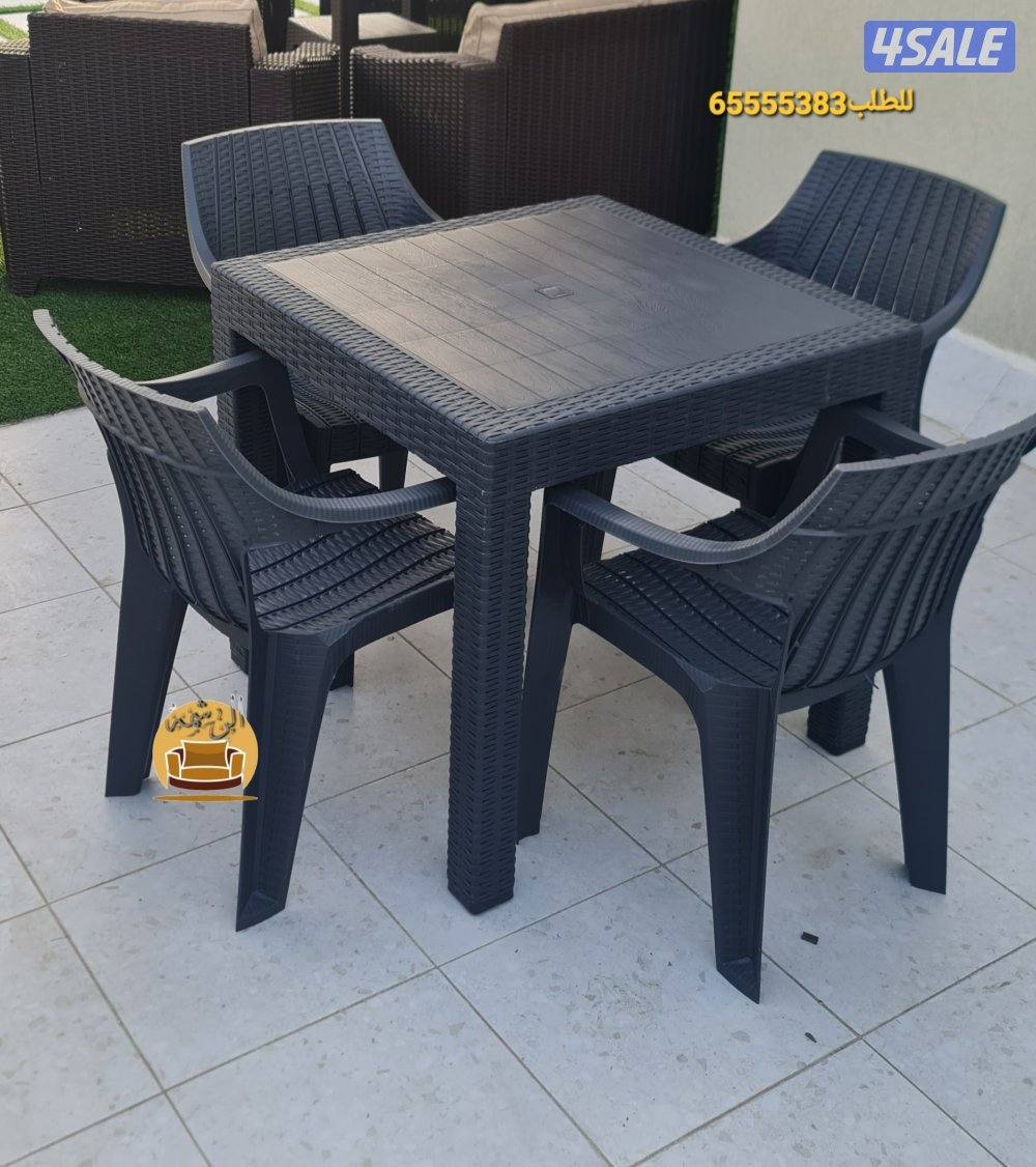 📌طاولات طعام خارجيه وداخليه للحدائق والمطاعم والمقاهي والشاليهات10