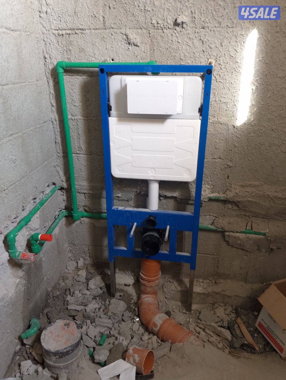 فني صحي وتمديد وتشطيب حمامات وتغيير السيراميك7