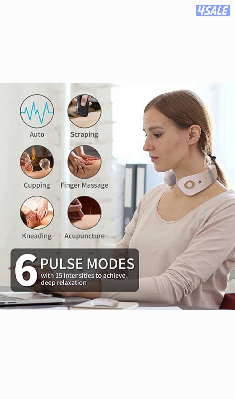 جهاز تدليك الرقبة المحمول اللاسلكي Wireless Neck Massager6