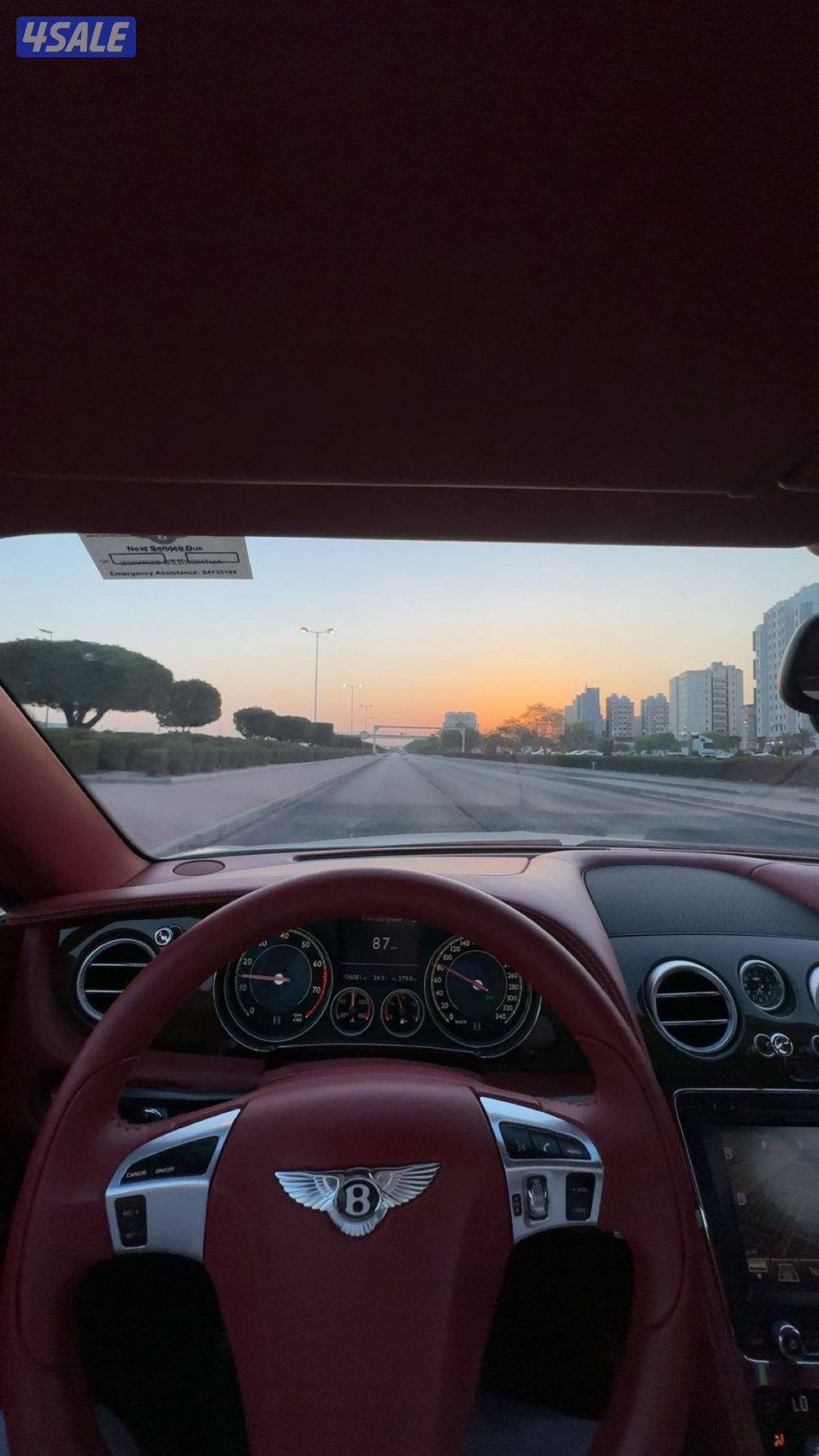 🛑للبيع بنتلي كونتننتل V8 twin turbo ( مواصفات خاصه)🛑12