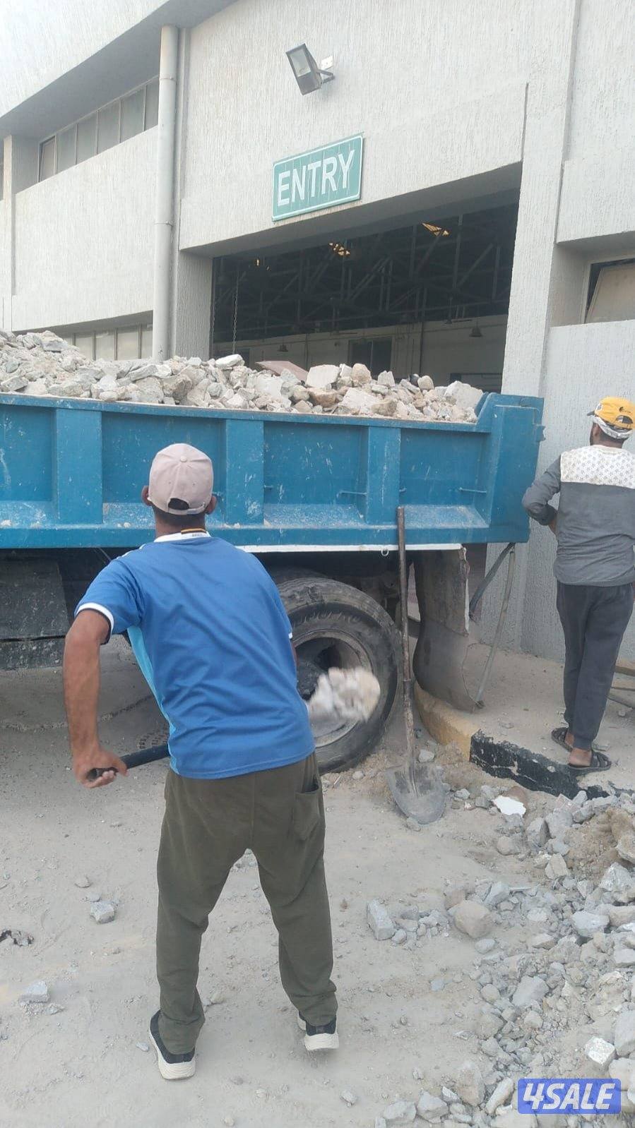 نساف رمل وصلبوخ وانقاض وتربه زراعيه واسفلت وصلبوخ الوان0