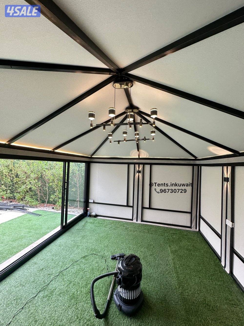 تفصال خيام ديوانية فك وتركيب & خيمة مضالات PVC  خشبي مضالات علومينيم1