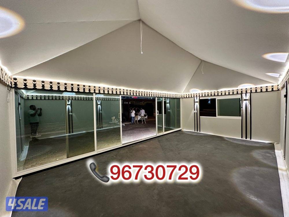 تفصال خيام ديوانية فك وتركيب & خيمة مضالات PVC  خشبي مضالات علومينيم9