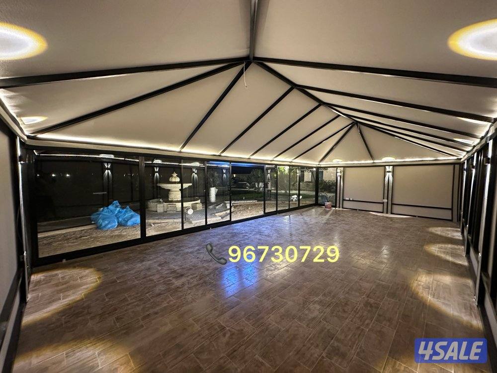 تفصال خيام ديوانية فك وتركيب & خيمة مضالات PVC  خشبي مضالات علومينيم10