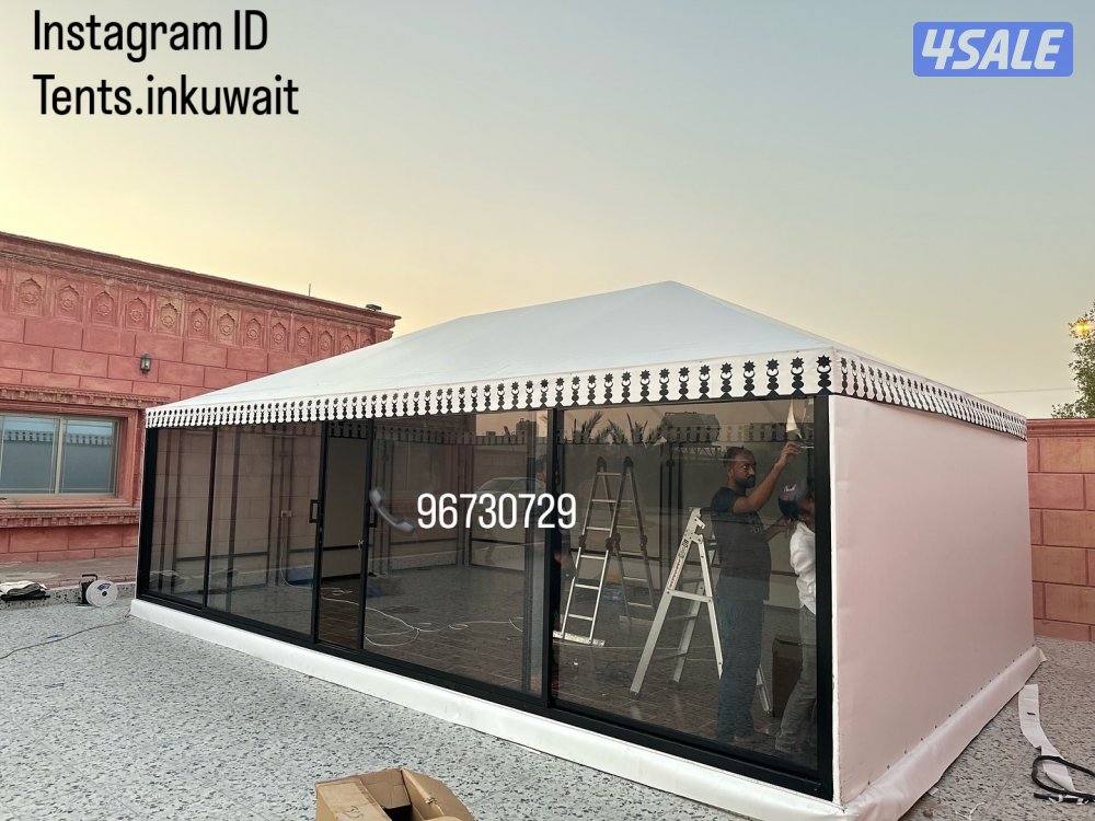 تفصال خيام ديوانية فك وتركيب & خيمة مضالات PVC  خشبي مضالات علومينيم13