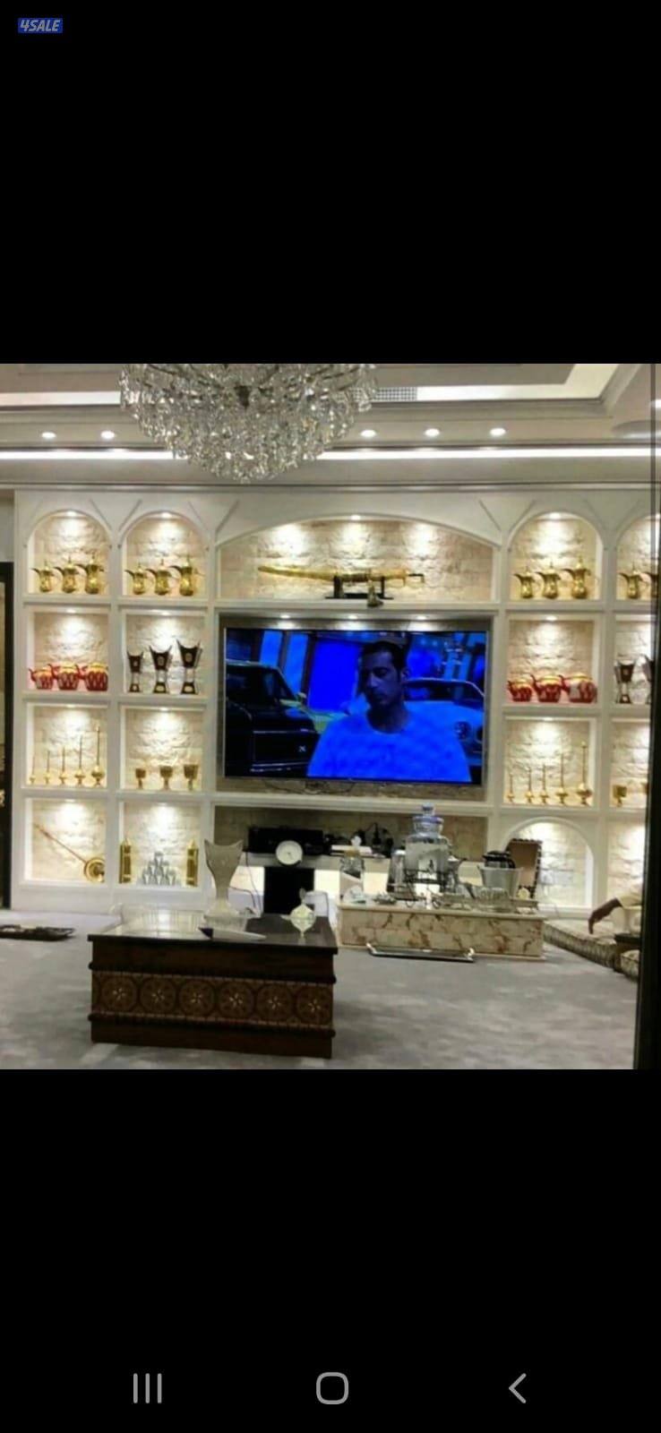 معلم جبسم بورد، سقف ٦٠×٦٠ ، سمنت بورد، باب خشب ، باب اكورديون8