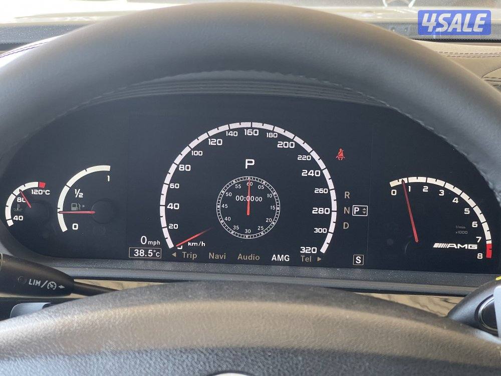 مرسيدس S63 AMG صبغ الوكاله بحالة الوكاله نقبل التثمين و البدل7